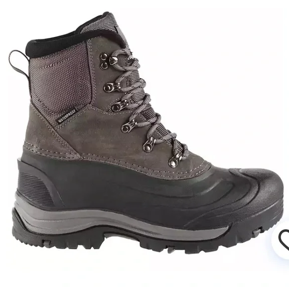 Magellan Outdoors Adults Snow II Waterproof Unisex Boots Size M6 W7 Black 167783 Magellan Outdoors Adult WP Snow Boot II/ Men main image 4
